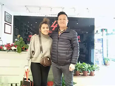 Spanish client visit for glass honey jars