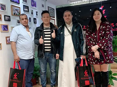 UAE client visit for glass coffee jars