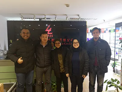 Malaysian client visit for car air freshener bottles and diffuser bottles