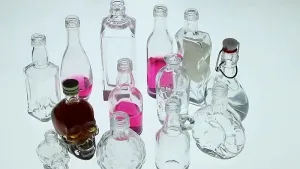 Mini Glass Liquor Bottles
