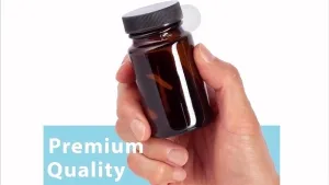 Glass Supplement Bottles