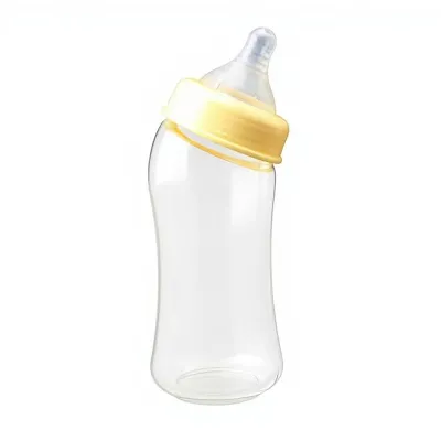 Wide-neck glass baby bottles (240ml)
