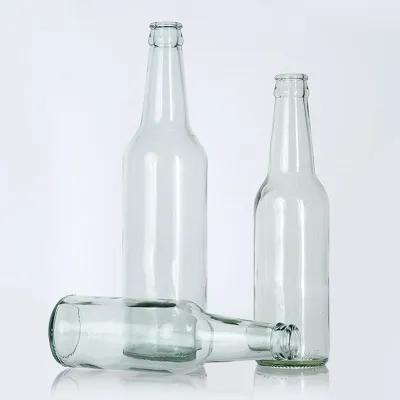 Clear glass beer bottles (330ml / 500ml)