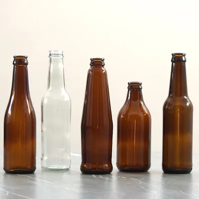 Available glass beverage bottle styles