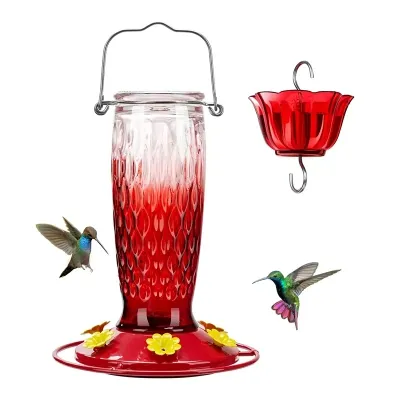 Glass Bird Feeders