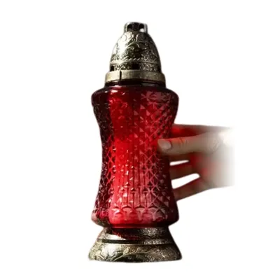 Glass Cemetery Lights & Glass Tomb Lamps