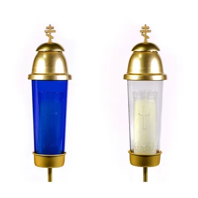 Glass Cemetery Lights & Glass Tomb Lamps