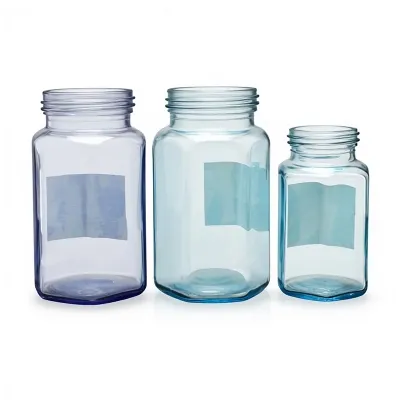 New design glass coffee jars (50g / 100g)