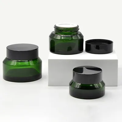 Available glass cosmetic container styles