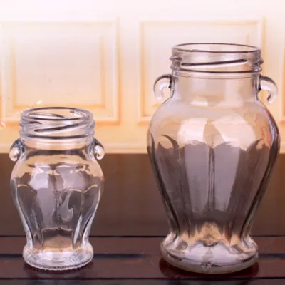 Available glass food storage bottle styles