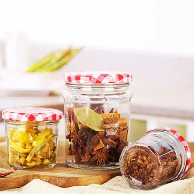 Available glass food storage bottle styles