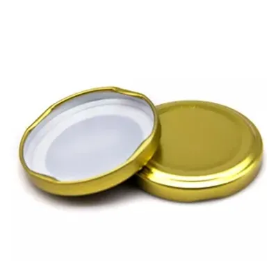 Metal plastisol-lined lug caps