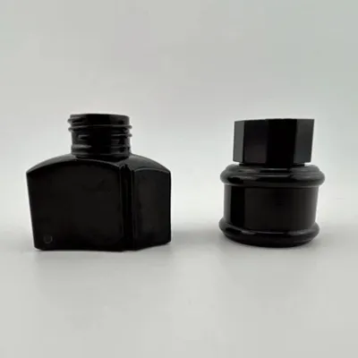 Available glass ink bottle styles