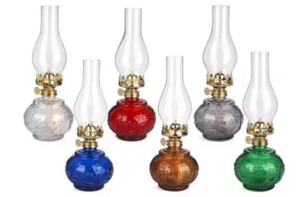 Glass Oil Lamp Bottles