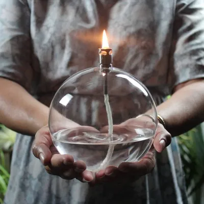 Glass Oil Lamp Bottles