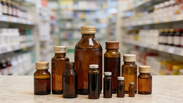 Glass Oral Liquid Bottles