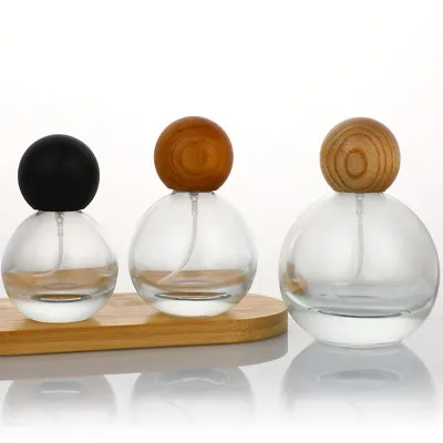 Spherical glass perfume bottles (30ml / 50ml / 100ml)