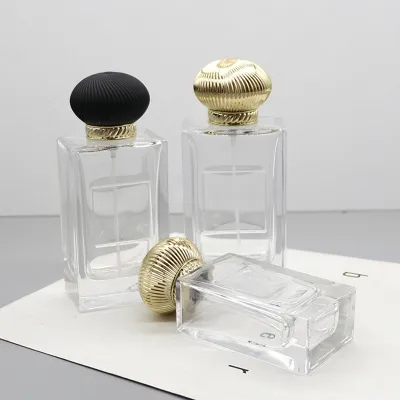 Glass perfume bottles with various cap options (50ml / 100ml)