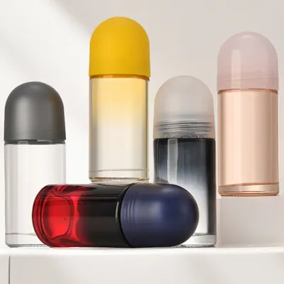 Available glass roll-on bottle styles