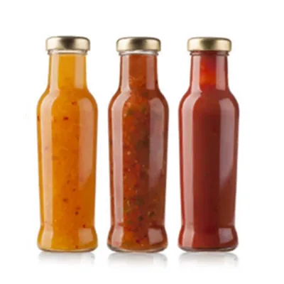 Available glass sauce bottle styles