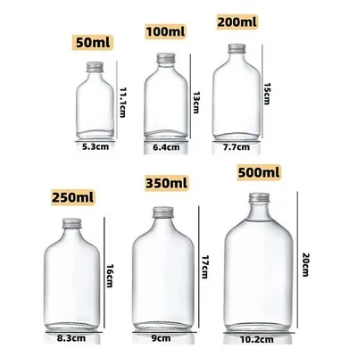 Available glass sauce bottle styles