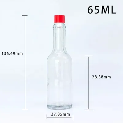 Available glass sauce bottle styles