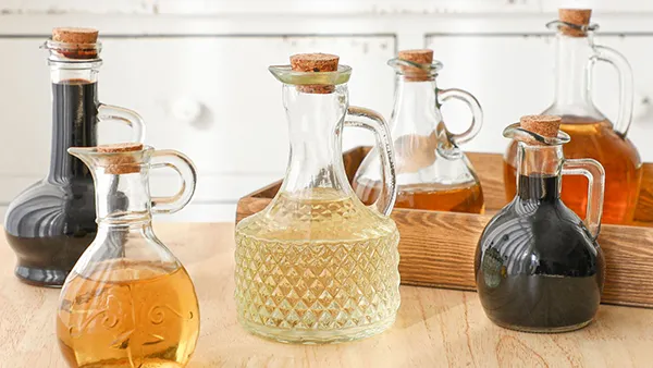 Glass Condiment Bottles