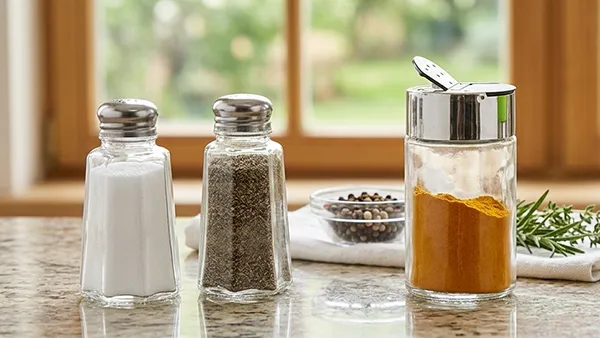 Glass Spice Jars & Seasoning Shakers