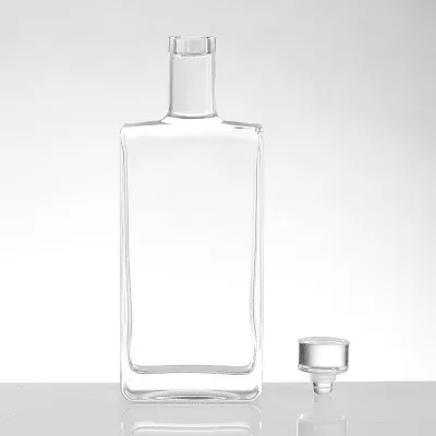Square glass spirits bottles (250ml / 500ml / 750ml)