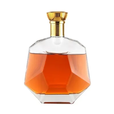 Fully custom-designed glass spirits bottles