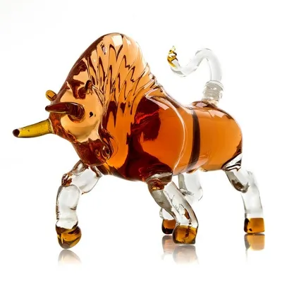 Zodiac-themed glass spirits bottles (100ml–1000ml)