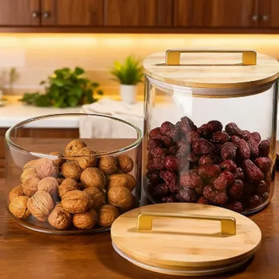 Glass Storage Jars & Wide Mouth Jars
