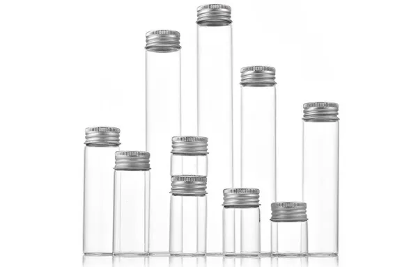 Glass Health Supplement Bottles (Wide Mouth Packer Bottles)