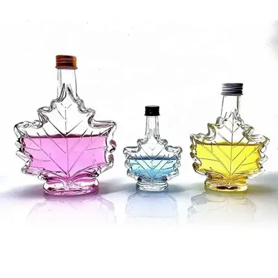 Glass Syrup Bottles
