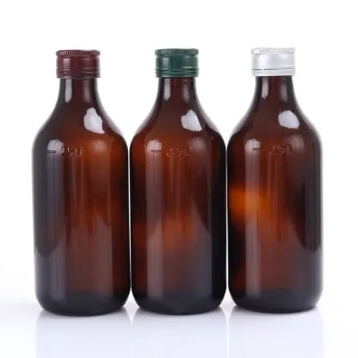 Glass Syrup Bottles
