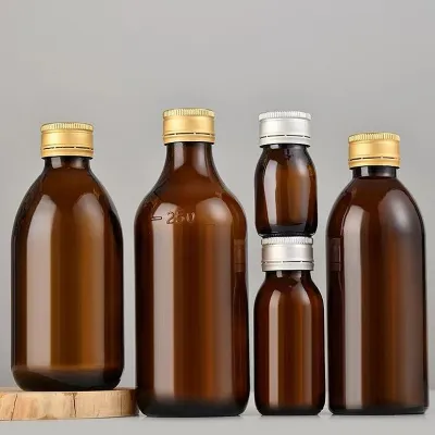 Glass Syrup Bottles