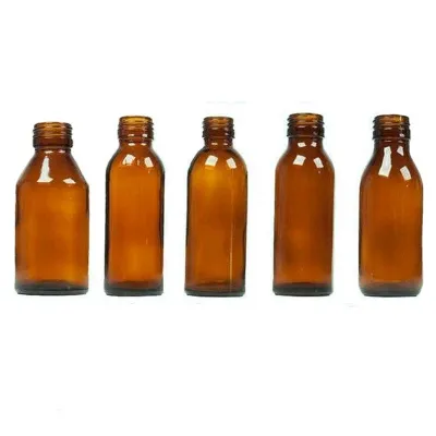 Glass Syrup Bottles
