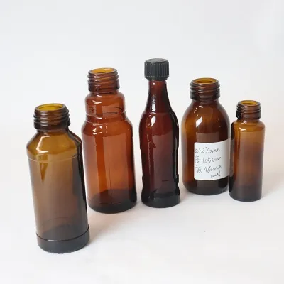 Glass Syrup Bottles