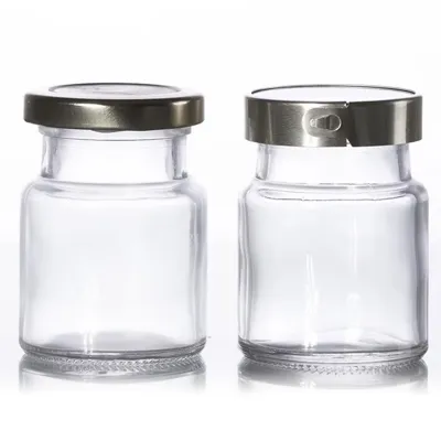 Glass Bird's Nest Bottle (Bird's Nest Soup Jar)