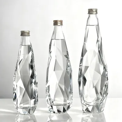 Available glass water bottle styles