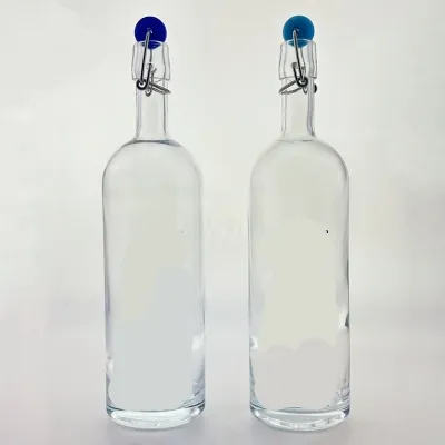 Available glass water bottle styles