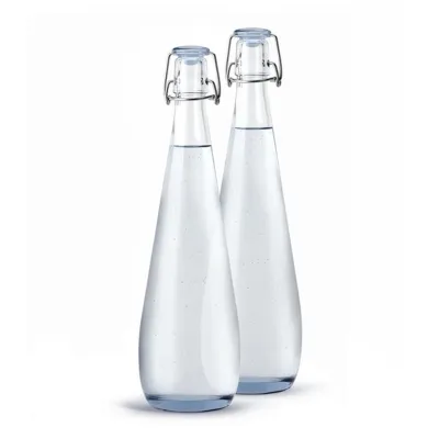 Available glass water bottle styles