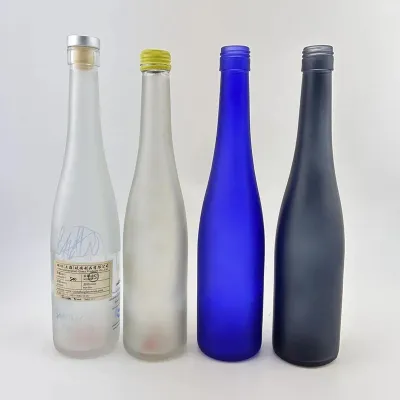 Available glass water bottle styles
