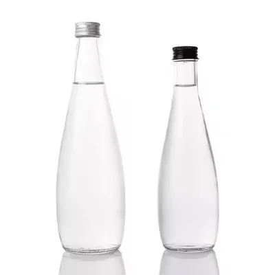 Available glass water bottle styles