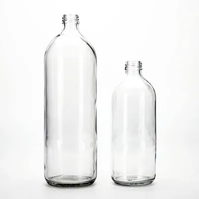 Available glass water bottle styles