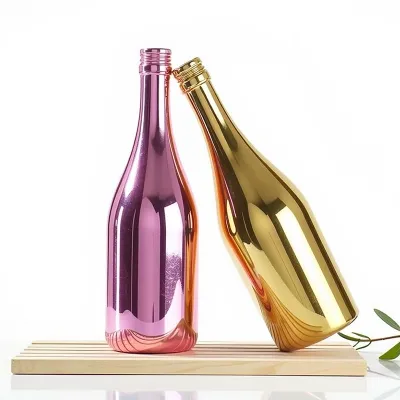 Electroplated champagne bottles (750ml)
