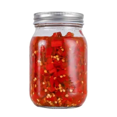 Wide-mouth Mason jars