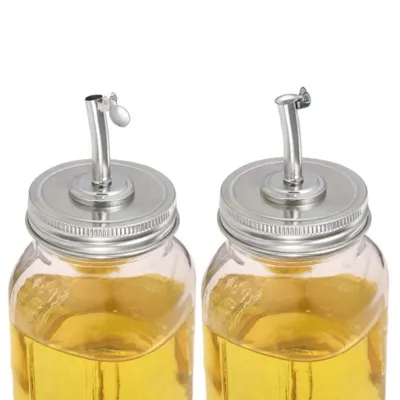 Stainless steel oil cruet